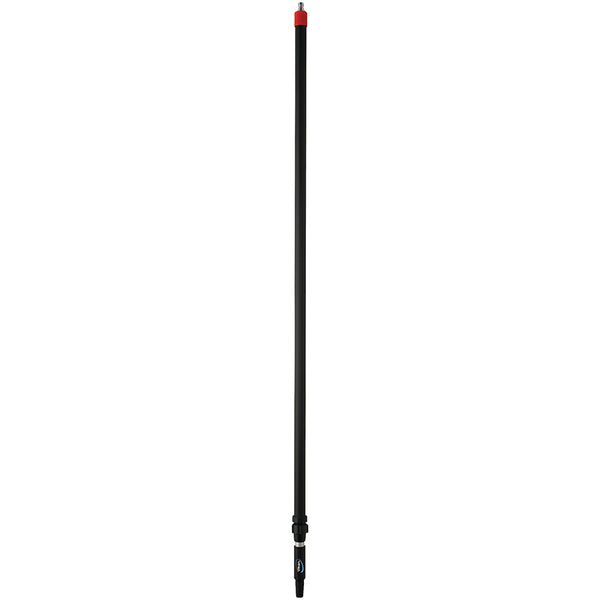 63"-109" Waterfed Telescopic Handle w/ Quick Disconnect Fitting, Vehicle Cleaning, Black (V297352Q)