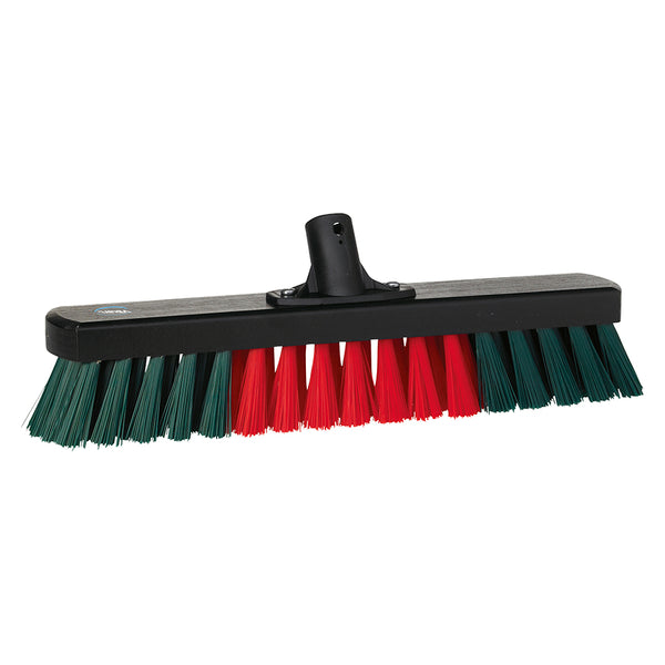 17" Garage Broom, Stiff, Vehicle Cleaning Line, Black (V311552)