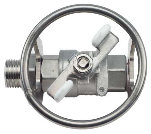 1.2" Stainless Steel Ball Valve with Protection Cover