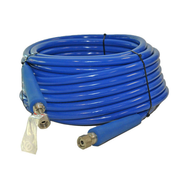 50" 1/2" Ultra Hygienic PVC Hose with Stainless Steel Crimped Fittings INT Thread (CA010115INT)
