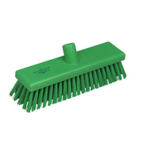 12" Professional Flat Sweeping Broom, Stiff (B993) - Shadow Boards & Cleaning Products for Workplace Hygiene | Atesco Industrial Hygiene