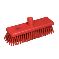12" Professional Flat Sweeping Broom, Stiff (B993) - Shadow Boards & Cleaning Products for Workplace Hygiene | Atesco Industrial Hygiene