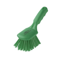 10" Stiff Short Handled Brush (D4) - Shadow Boards & Cleaning Products for Workplace Hygiene | Atesco Industrial Hygiene