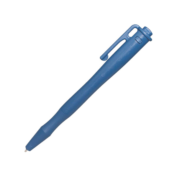 Detectable NON-Retractable Pen with Pocket Clip and Lanyard Attachment 50/pack (DTST-BB-PC)