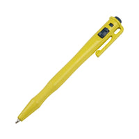 Detectable Retractable Pen with Pocket Clip and Lanyard Attachment 25/pack (DTR-BB-PC)