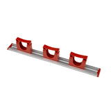 20" Rail with 3 Hold2 hangers (HD7) - Shadow Boards & Cleaning Products for Workplace Hygiene | Atesco Industrial Hygiene