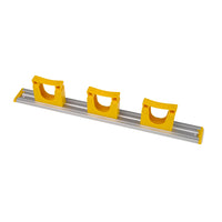 20" Rail with 3 Hold2 hangers (HD7) - Shadow Boards & Cleaning Products for Workplace Hygiene | Atesco Industrial Hygiene