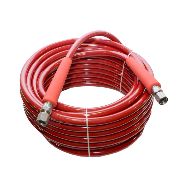 82" 1/2" Ultra Hygienic PVC Hose with Stainless Steel Crimped Fittings INT Thread (CA010125INT)