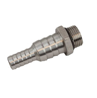 1/2"-3/4" SS Hose Barb Connector (CABC123)